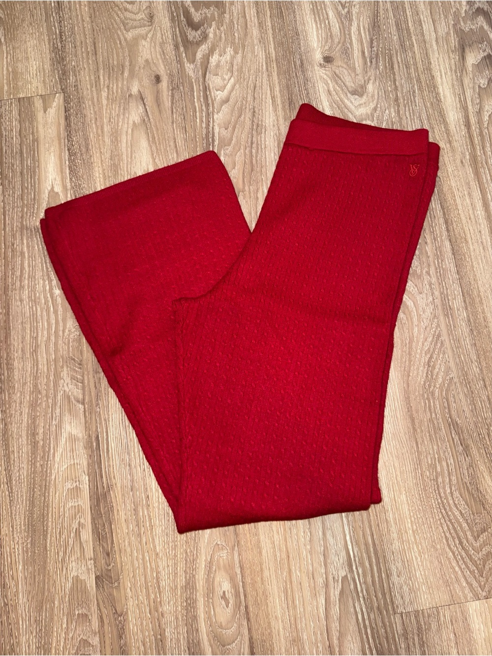 Red Knit Pants - Victoria’s Secret